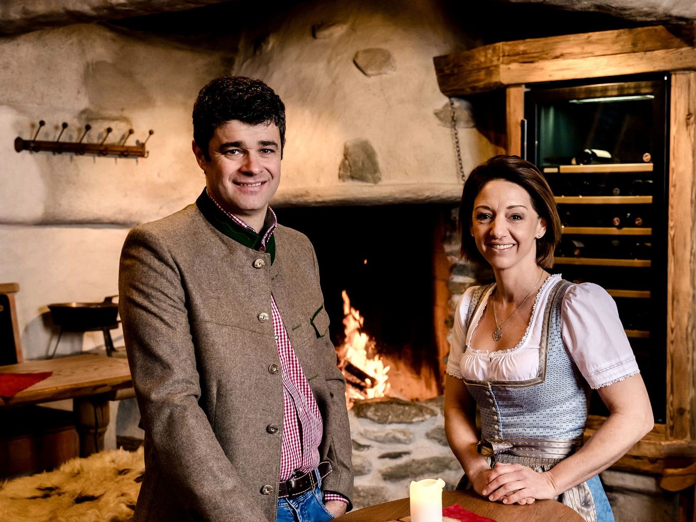 Andreas und Sandra Ager in der Stöcklalm